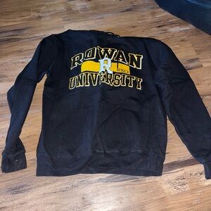 Rowan university champion black hooded sweatshirt
